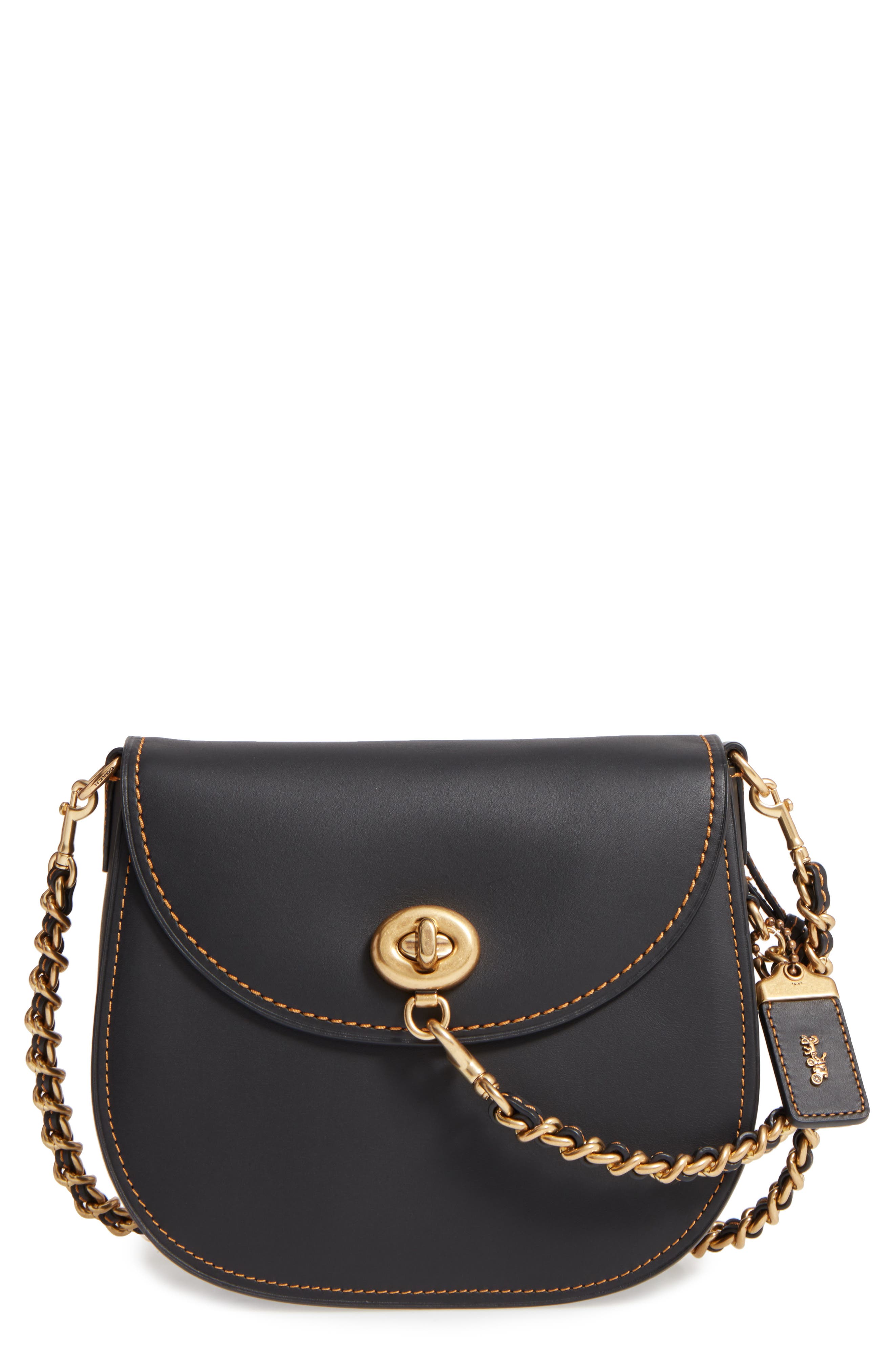 COACH 1941 Leather Saddle Bag Nordstrom