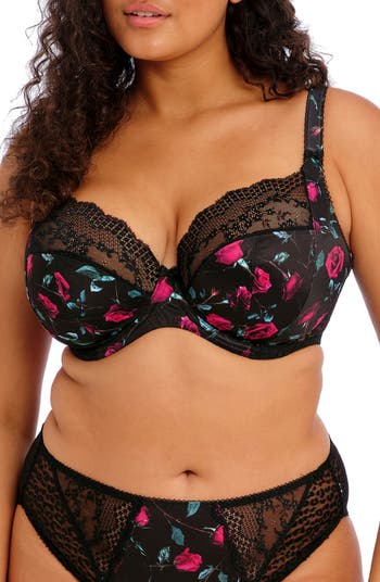Elomi Charley Plunge Bra Underwired Supportive Full Figure Bras