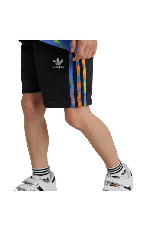 Shop Adidas Originals Adidas Kids' Tie Dye T-shirt & Shorts Set In Black/multicolor