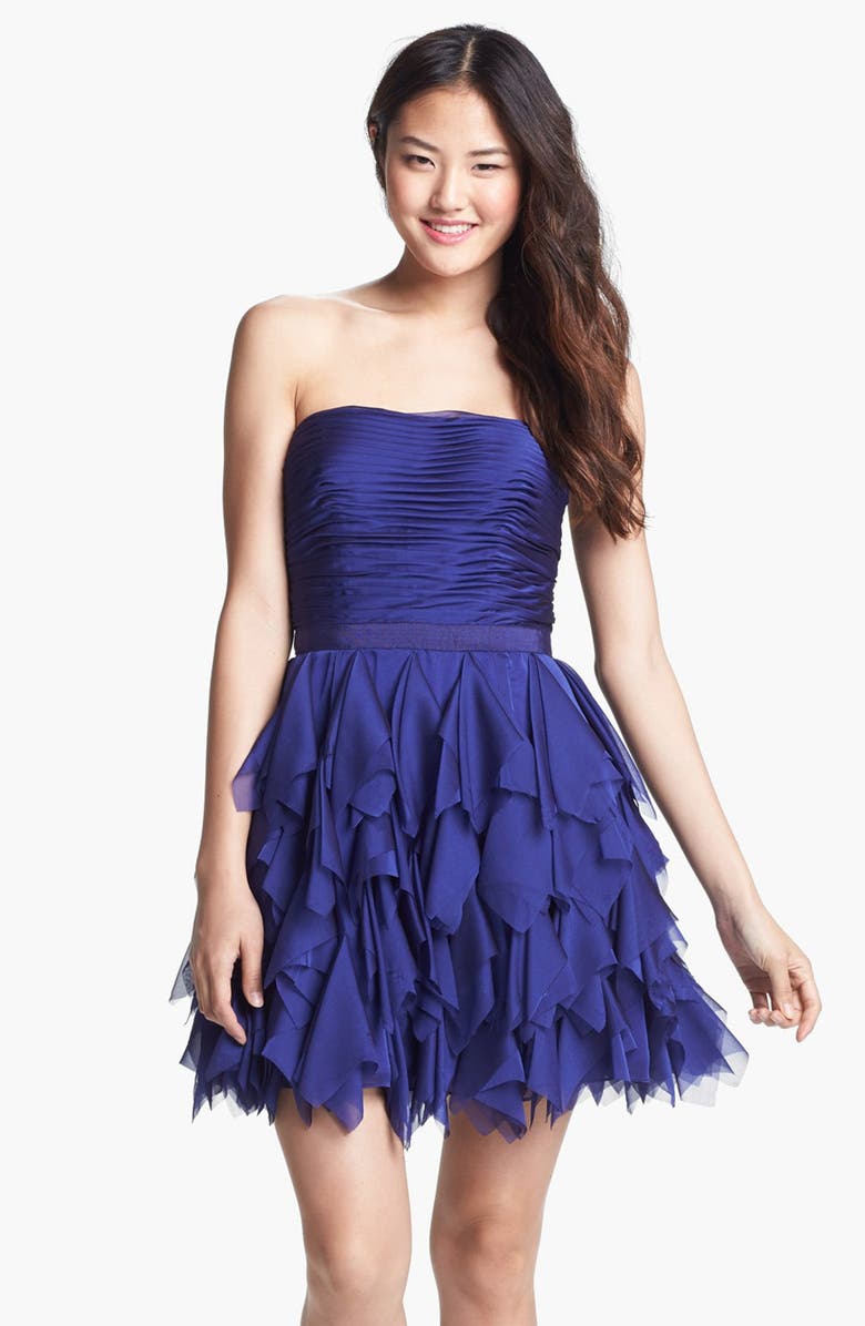 Adrianna Papell Ruffled Cocktail Dress | Nordstrom