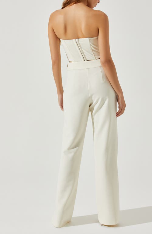 Astr Shanna Corset Top In Ivory In Ivory