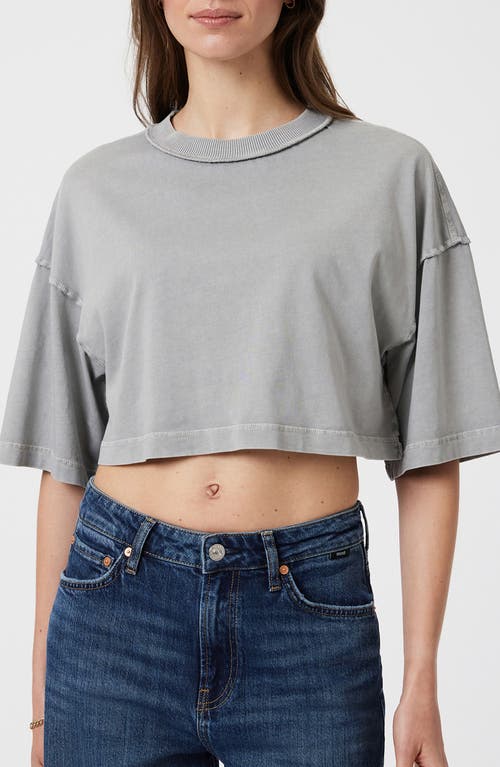 Shop Mavi Jeans Cotton Crop T-shirt In Monument