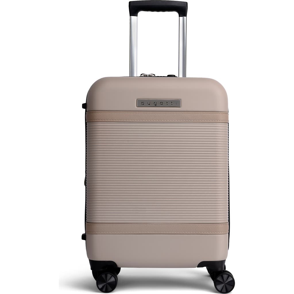 Bugatti Wellington Hardside Carry-on Luggage With Tsa Lock In Cookie
