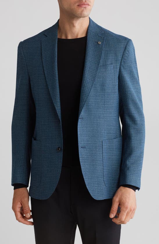 Shop Ted Baker Keith Wool Blend Sport Coat In Teal