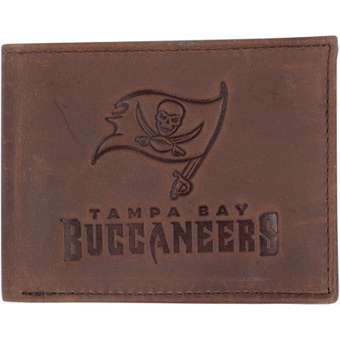 Evergreen Houston Texans Team Tri-Fold Leather Wallet