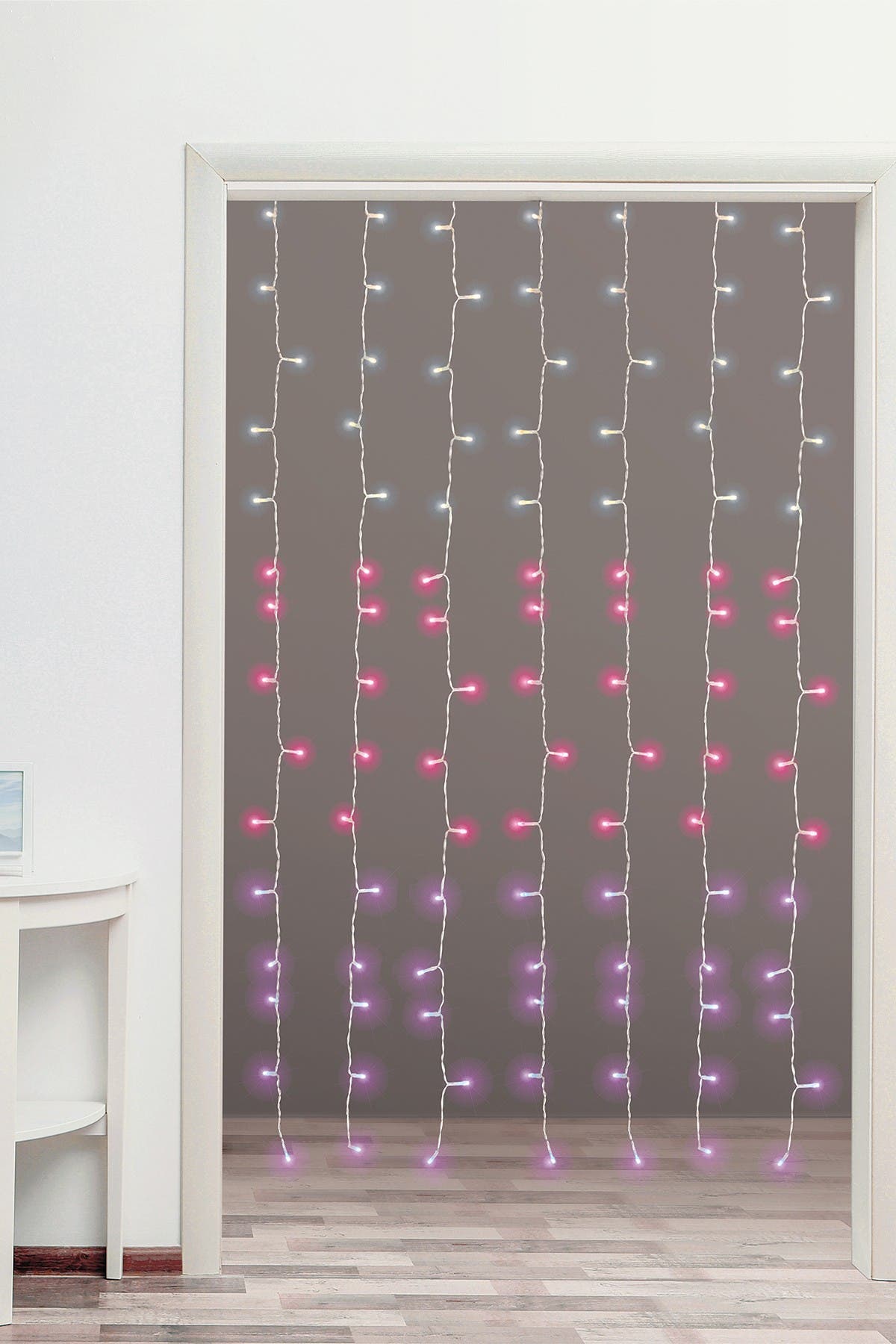 Brookstone 3-color Pattern Led Light Curtain In Multi Color