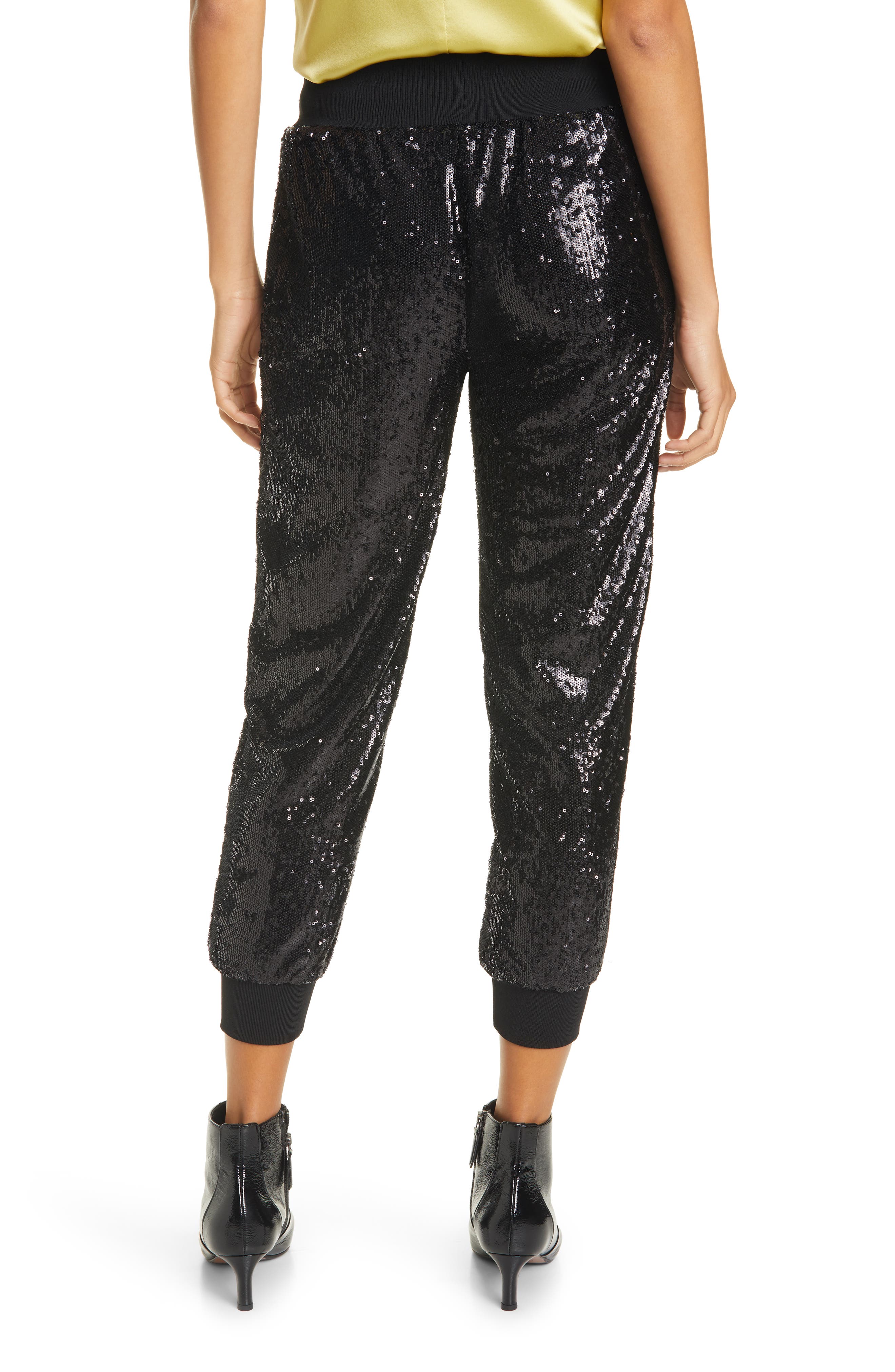sequin jogging pants