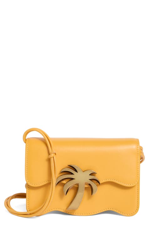 Palm Beach Leather Crossbody Bag<br>