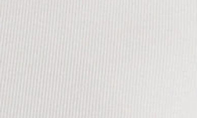 & Other Stories St. Georgina Rib Long Sleeve Cotton T-shirt In White Light