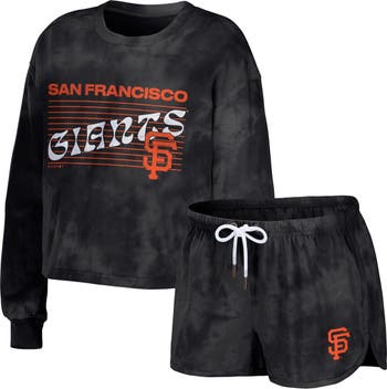 Men's San Francisco Giants Black Tie-Dye T-Shirt