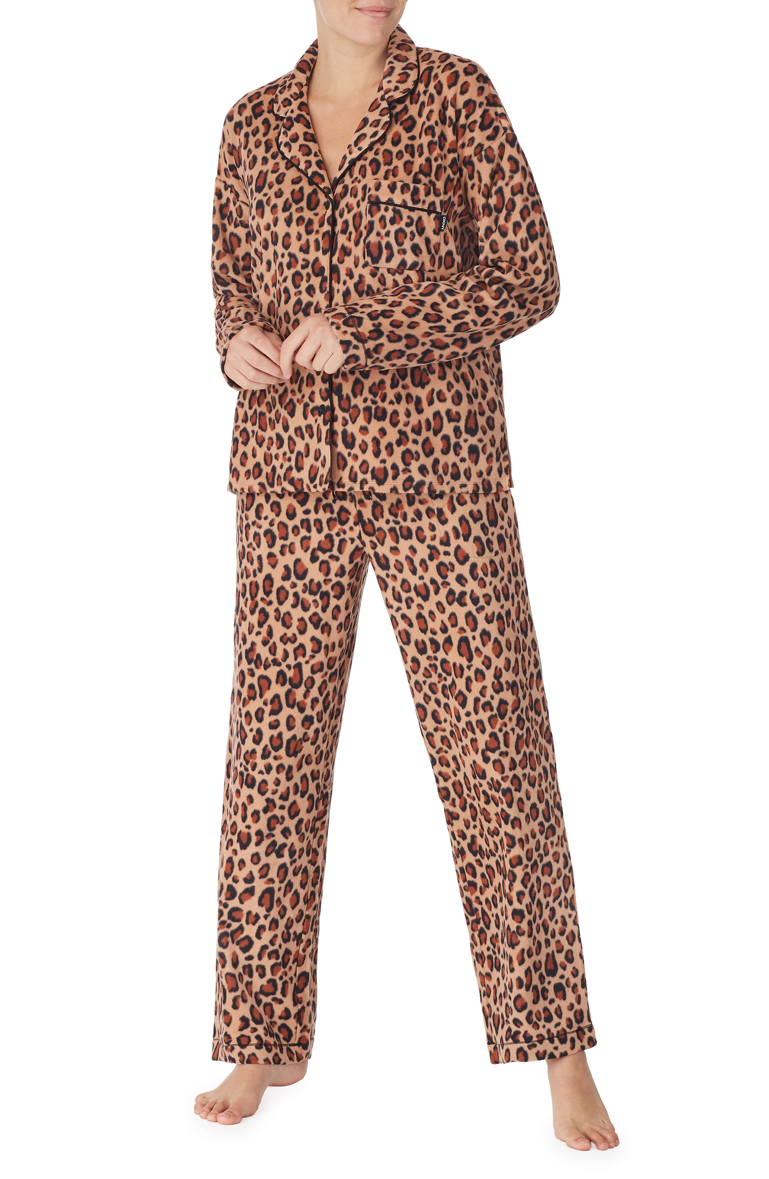 DKNY Pajamas in Brown Animal at Nordstrom, Size Large