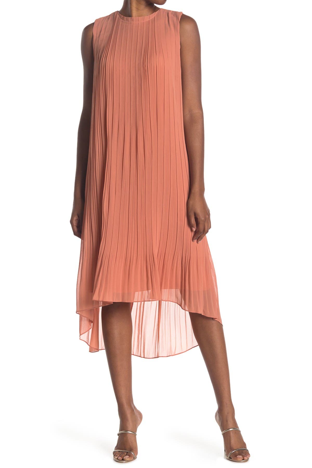 club monaco pleated dress