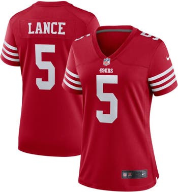 Nike Women's Nike Trey Lance Scarlet San Francisco 49ers Player Jersey