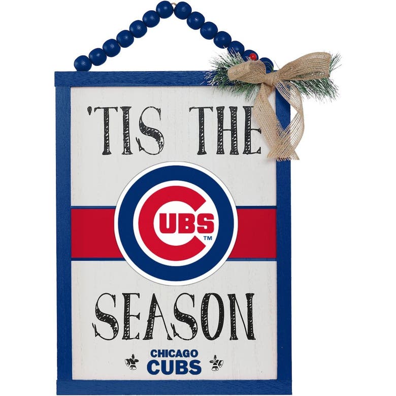 Foco Chicago Cubs 'tis The Season Sign In Blue