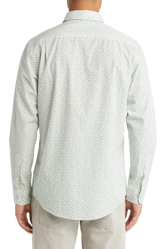 Rodd & Gunn Massey West Sports Fit Floral Button-up Shirt In Kelp Forest
