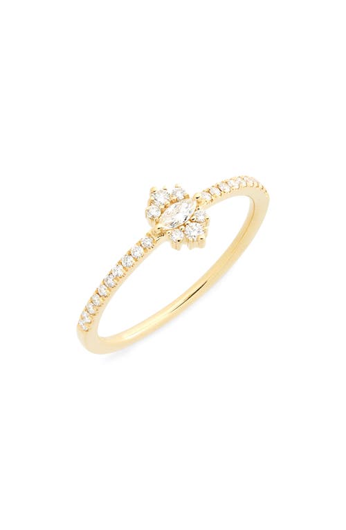 Bony Levy Getty Crown Cluster Diamond Ring 18K Yellow Gold at Nordstrom,