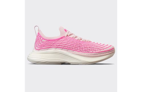 Shop Apl Athletic Propulsion Labs Techloom Zipline Sneakers In Bleached Pink/fusion Pink