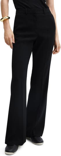 Mango flared formal pants in black - part of a set