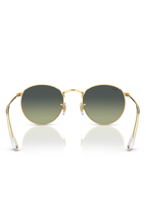 Ray Ban Ray-ban 47mm Round Sunglasses In Gold Flash