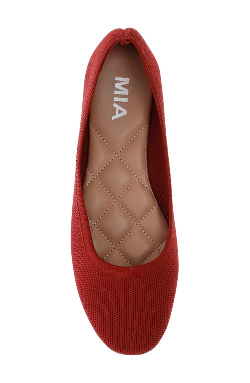 Mia Brendy Ballet Flat In Red