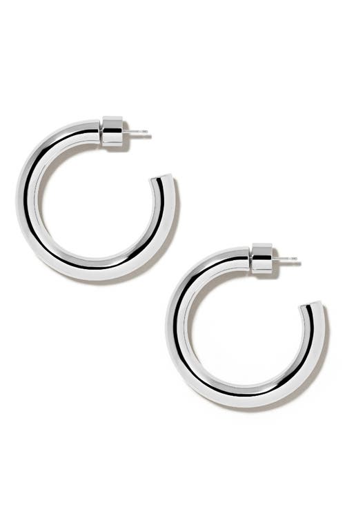 Jennifer Fisher Mini Natasha Hoop Earrings In Silver