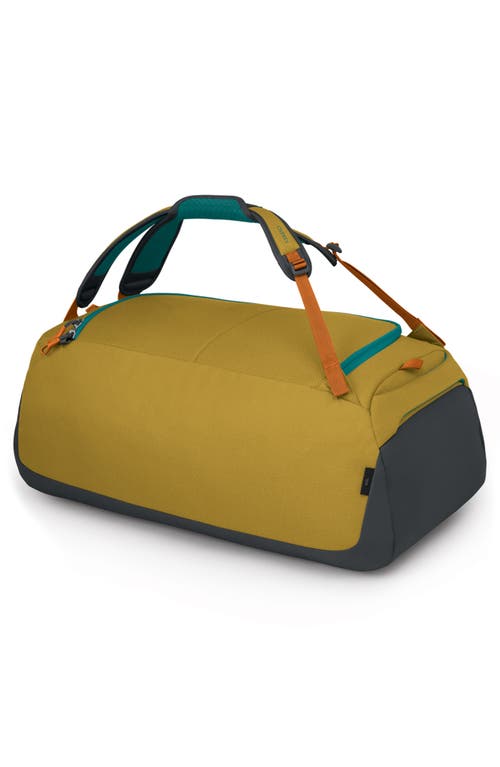 Shop Osprey Daylite 60l Duffle Bag In Tumbleweed Yellow