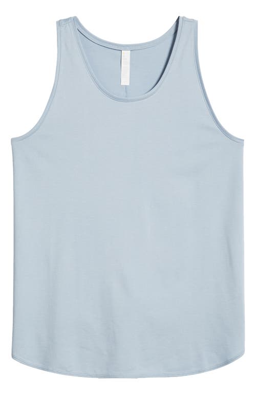 Zella Liana Restore Soft Lite Tank In Blue Fog
