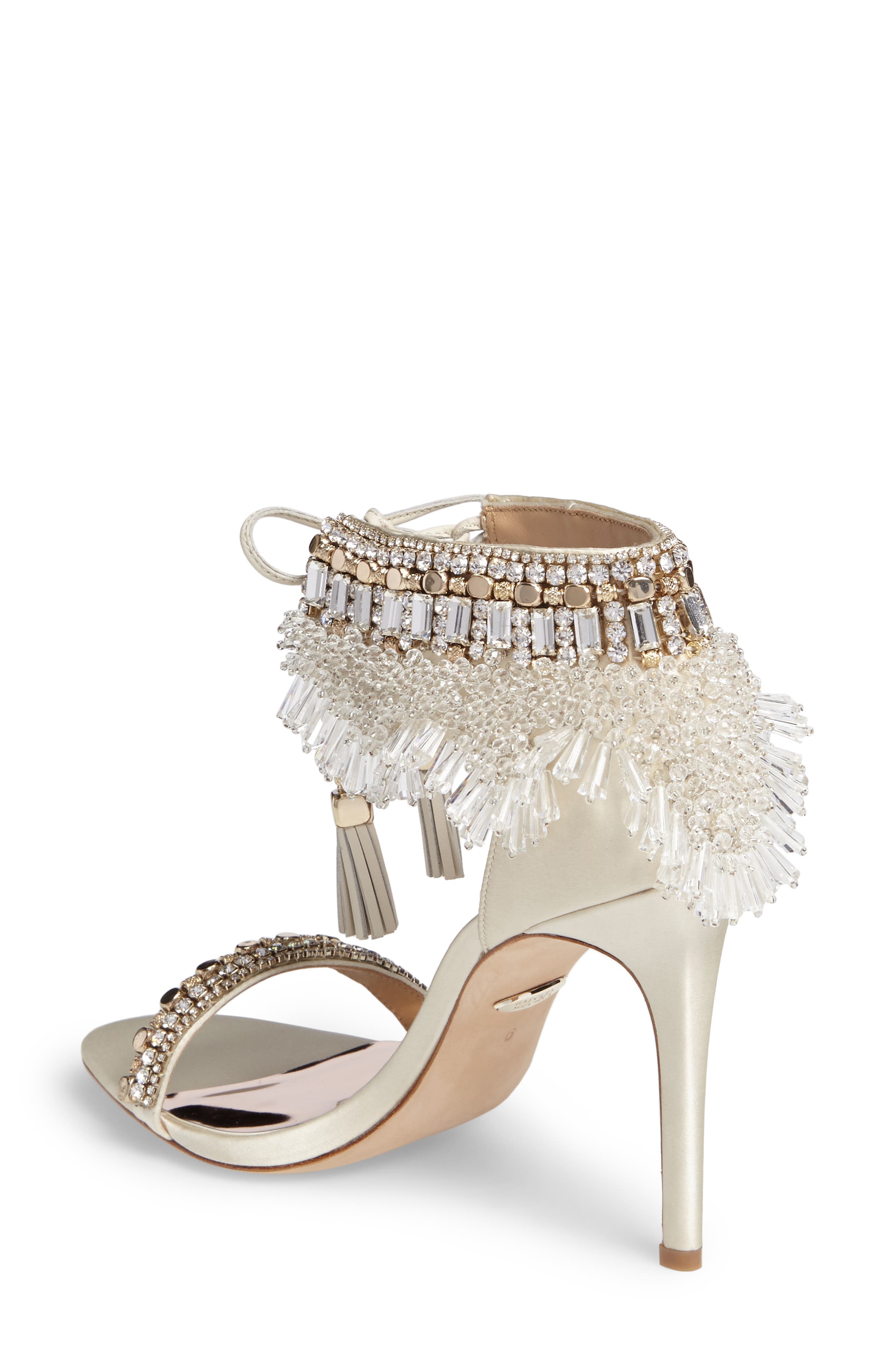 badgley mischka katrina embellished heels