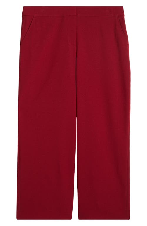 Shop Tahari Asl Wide Leg Pants In Mulberry