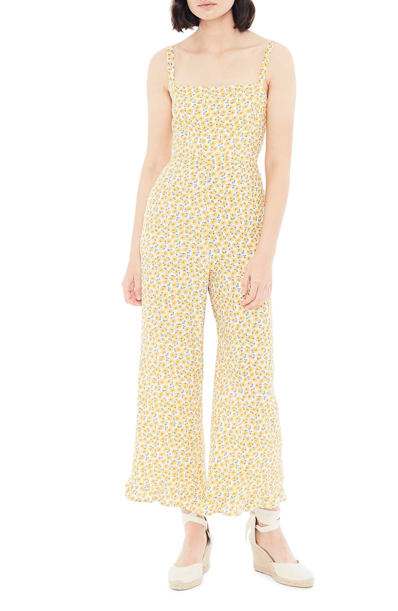 nordstrom yellow jumpsuit
