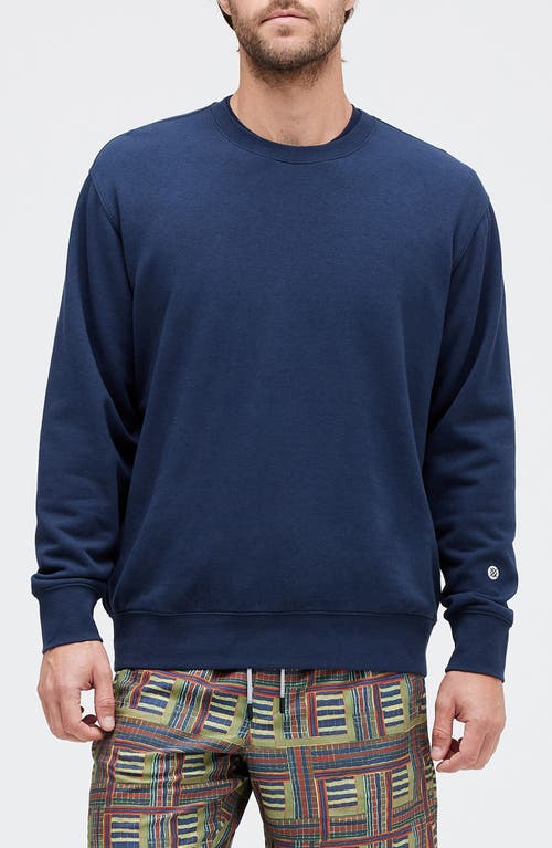 Shop Stance Shelter Butter Blend Long Sleeve T-shirt In Dark Navy