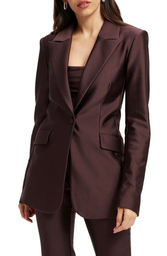 GOOD AMERICAN GOOD AMERICAN HIGH SHINE COMPRESSION SCULPTED BLAZER