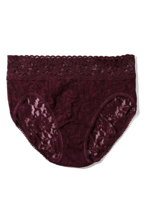 Shop Hanky Panky Signature Lace French Briefs In Dried Cherry