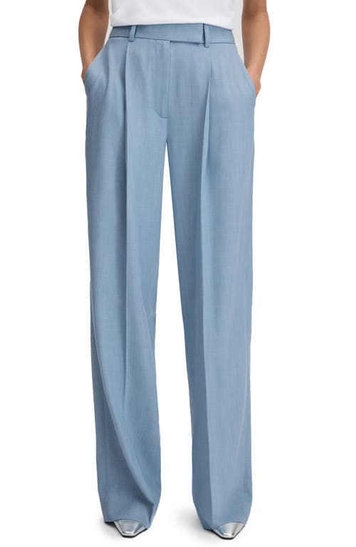 Reiss June High Waist Wide Leg Pants Blue at Nordstrom, Us