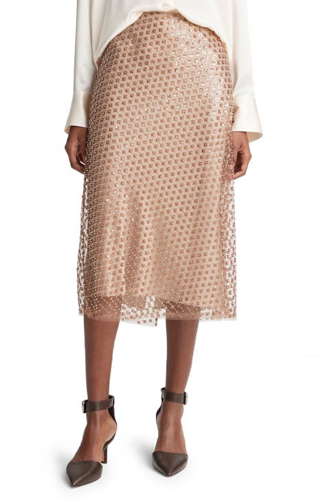 Women s Synthetic Midi Skirts Nordstrom