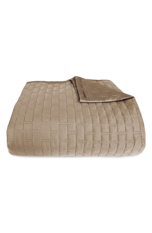 BedVoyage Quilted Coverlet in Champagne at Nordstrom, Size Queen