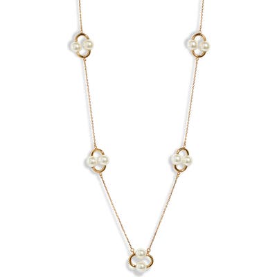 Kate Spade New York Nouveau Pearls Imitation Pearl Station Necklace