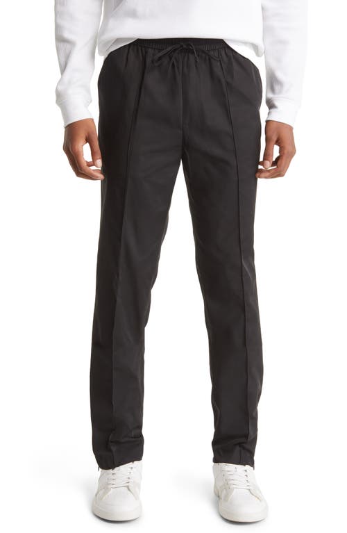 Topman Slim Fit Suit Trousers in Black