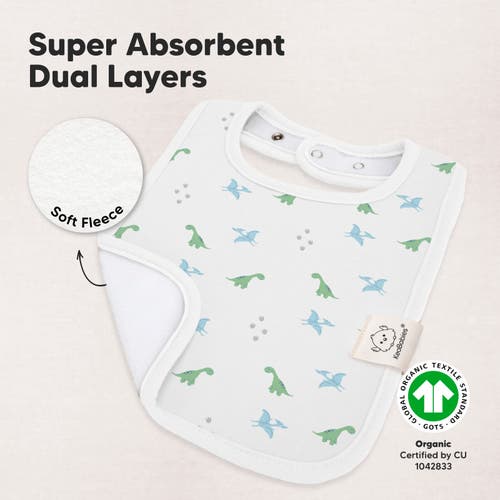 Keababies 8-pack Coast Drool Bibs In Roarsome