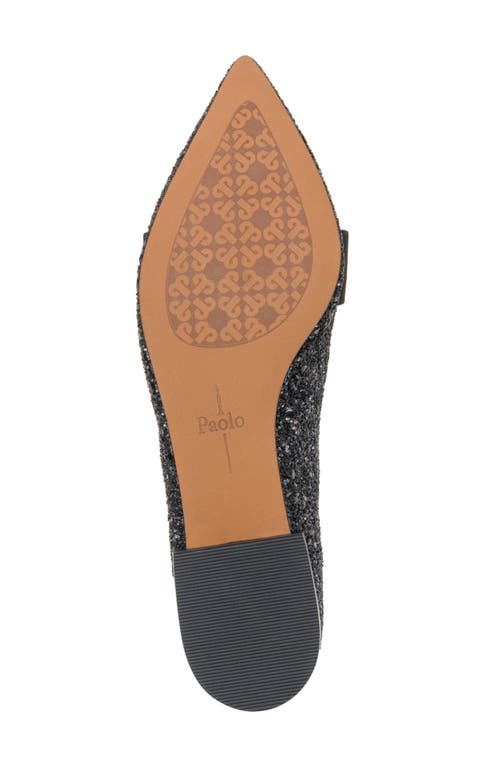 Linea Paolo Glitter Loafer In Black