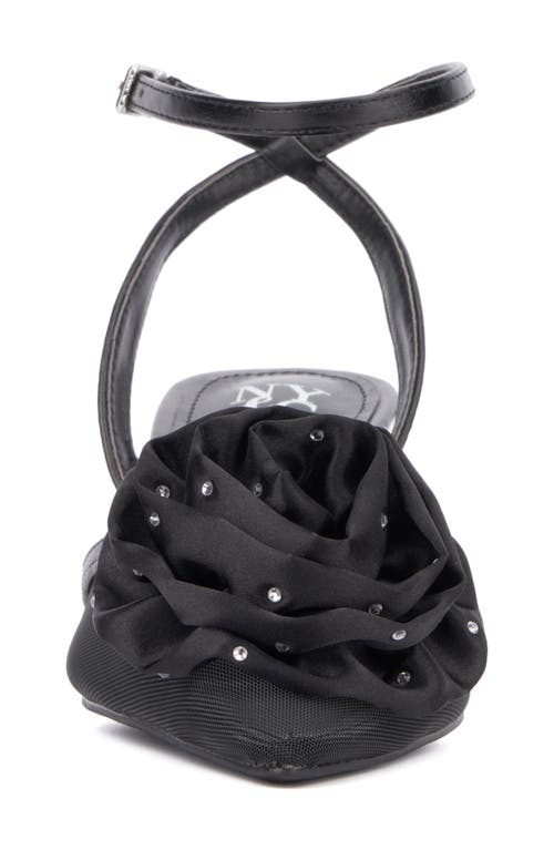 New York And Company Womens Violetta Heeled Sandals In Black