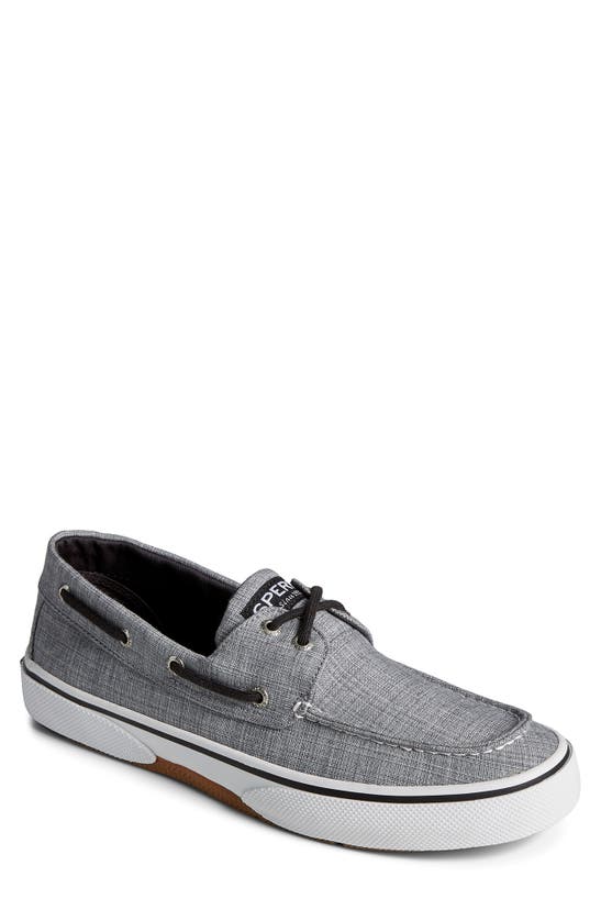 Sperry Halyard 2-eye Sneaker In Black