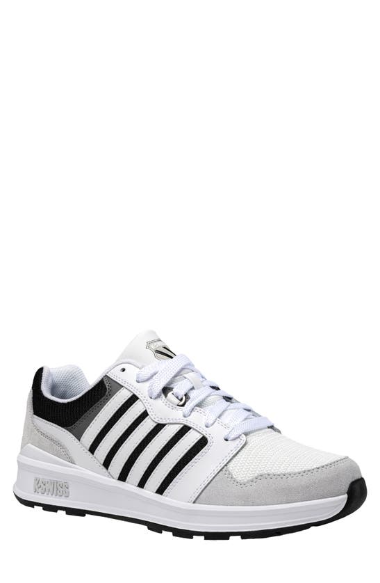 Shop K-swiss Rival Trainer Sneaker In White/ Black/ Lunar Rock
