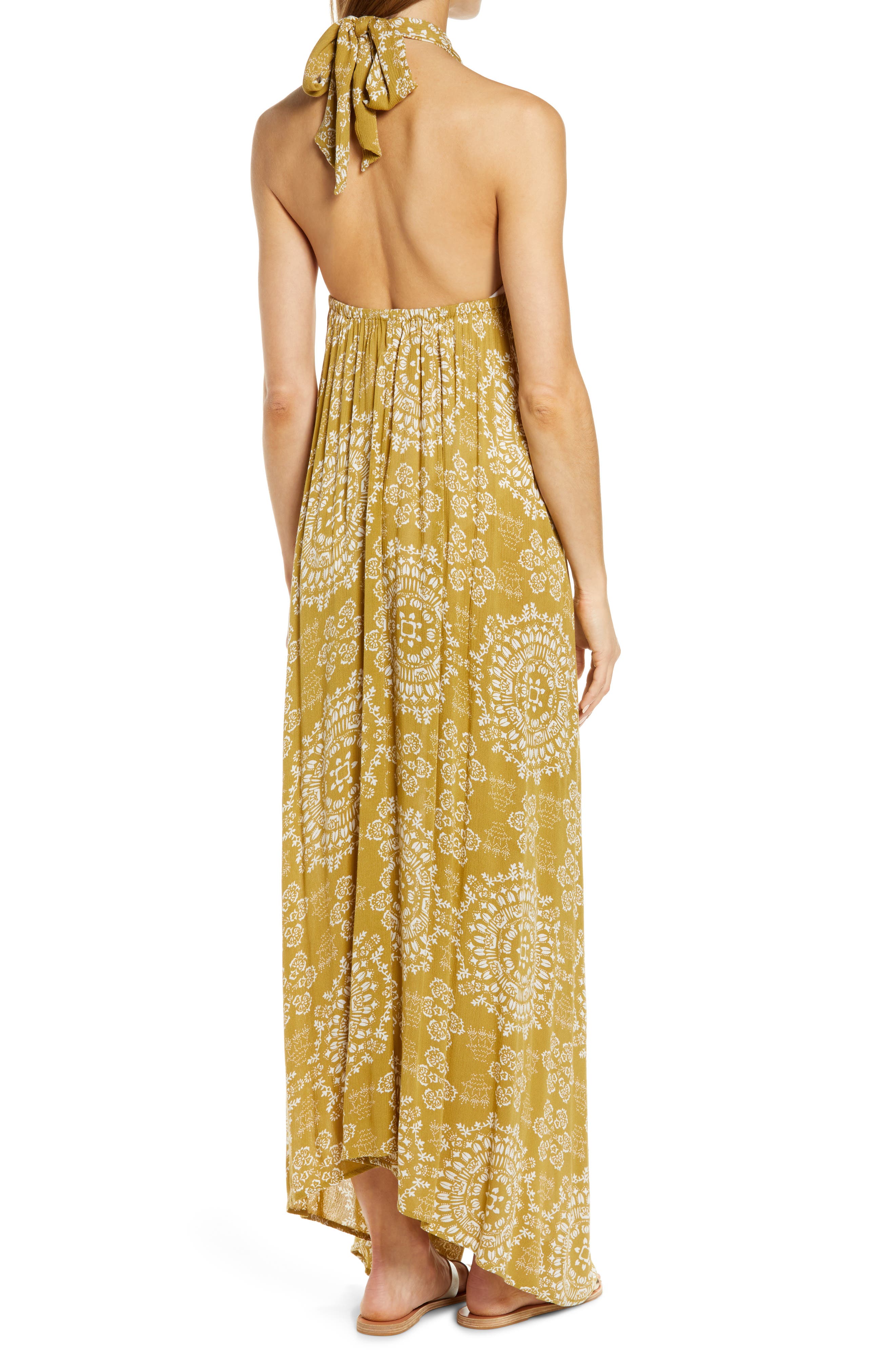 yellow maxi dress nordstrom