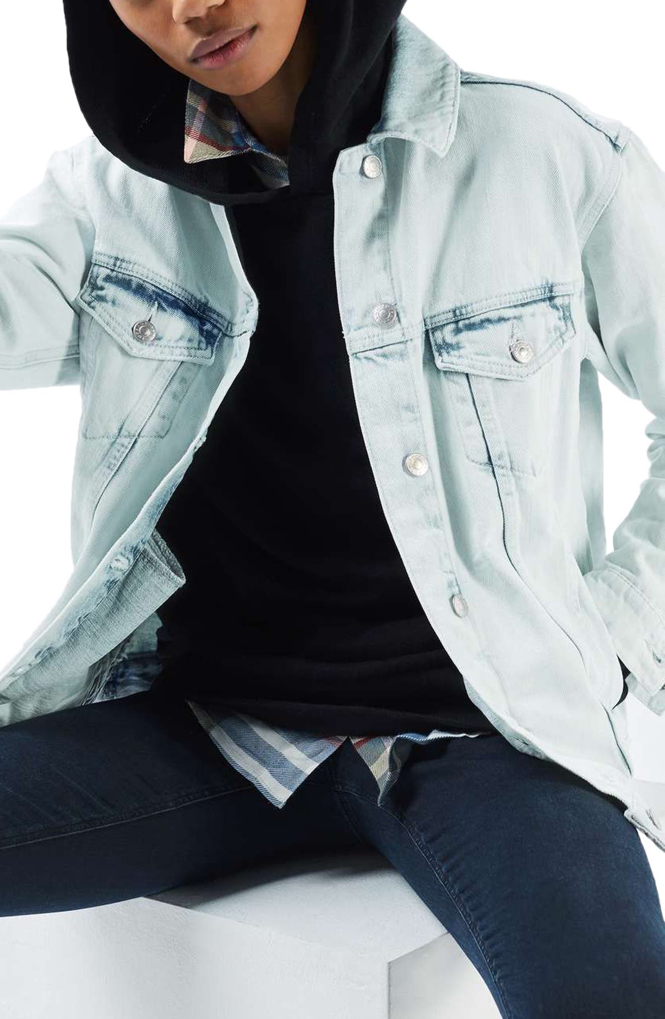 nordstrom topshop denim jacket