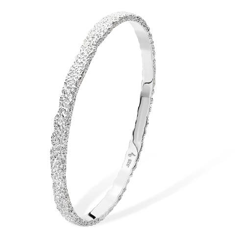 Lucy Quartermaine Hula Bangle In Sterling Silver