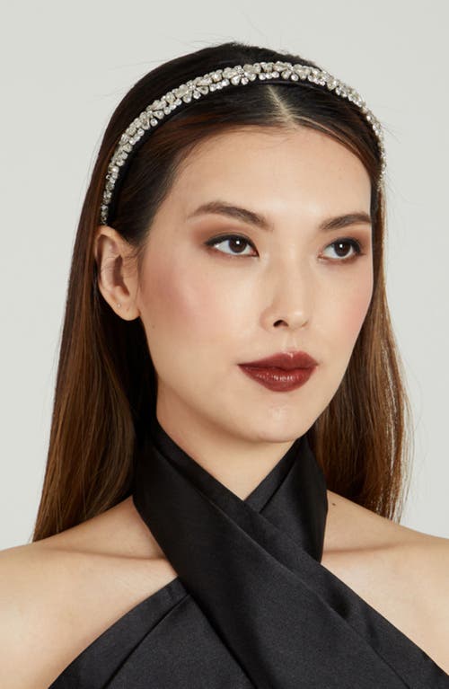 Eugenia Kim Gala Embellshed Headband In Clear