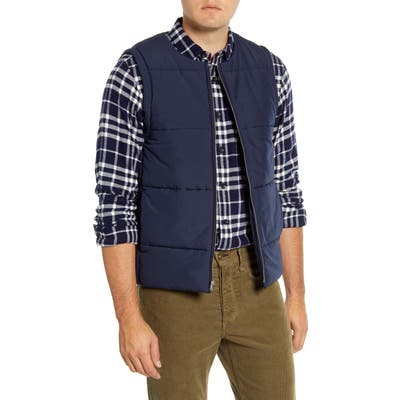 Alex Mill Cortina Puffer Vest, Blue
