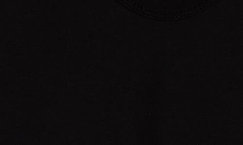 Shop Ag V-neck Stretch Cotton T-shirt In True Black