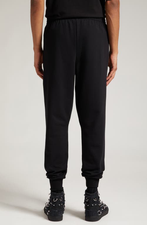 Shop Balenciaga Infinity Logo Slim Fit Cotton Joggers In Black/white